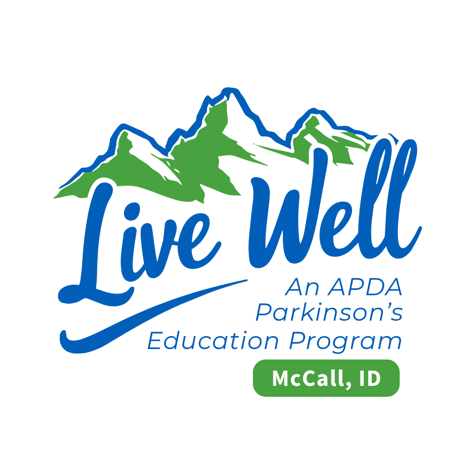 APDA's Living Well with Parkinson's: Community Conversations - McCall - logo